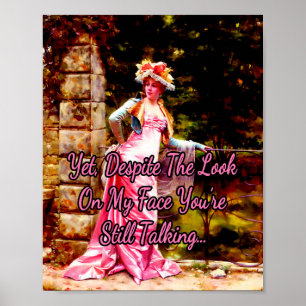 Poster In the Garden by Frederic Soulacroix 