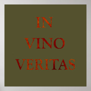 Poster in vino veritas