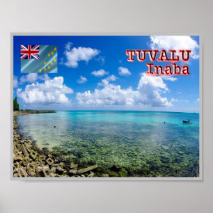 Poster Inaba - Tuvalu - Vista do Mar -