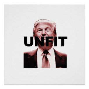 Póster Inapto para ser Presidente
