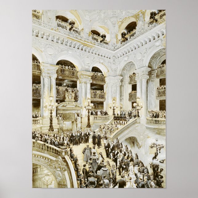 Poster Inauguração da Ópera de Paris (Frente)