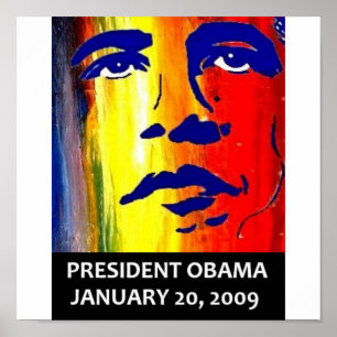 PÓSTER INAUGURAÇÃO DO PRESIDENTE BARACK OBAMA