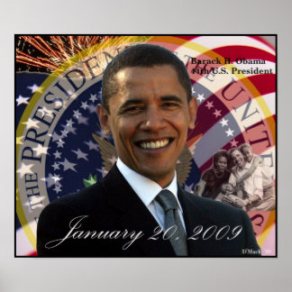 Poster Inaugural do Presidente Barack Obama