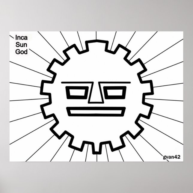Poster Inca Sun Deus (Frente)