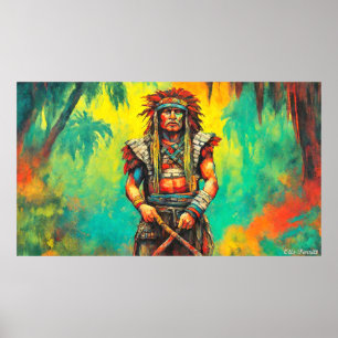 POSTER INCAN WARRIOR 4