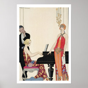 Póster Incantation, ilustração para 'Gazeta du Bon Ton'