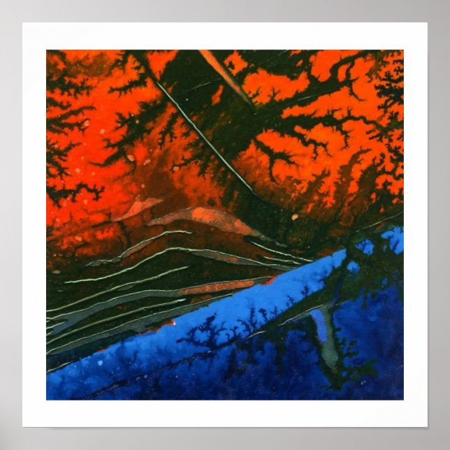 Póster Incêndio do pântano nº 6 (Frente)