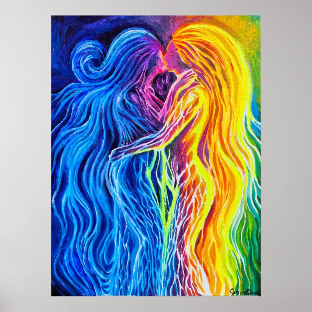 Poster Incêndio e água (Frente)