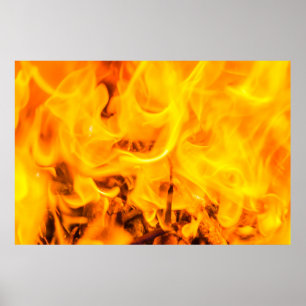 Poster Incêndio e chamas