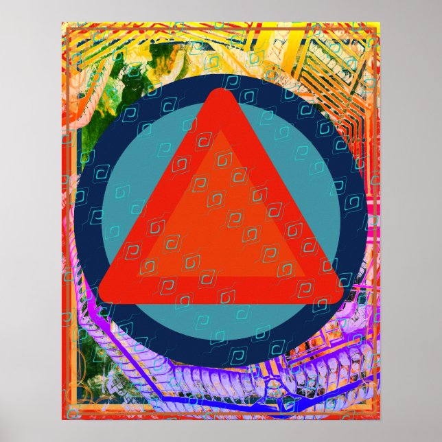 Poster Incêndio Elementar No Âmbito Do Auxílio A Meditaçã (Frente)