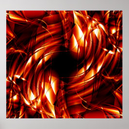 Poster Incêndio em rugosidade