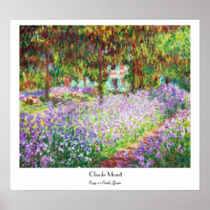 Poster Incêndios no Jardim de Monet, Claude Monet