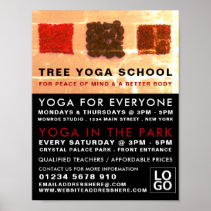 Poster Incense Squares, Publicidade Classe Yoga