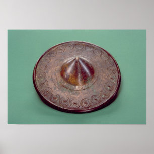 Poster Incised pin head, from Ireland, c.700 BC