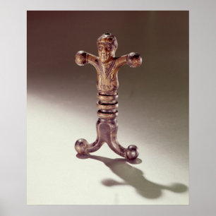 Póster Inclinação da espada antropoide