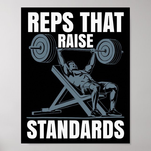 Poster Incline Bench Press Bodybuilding Malhação Workout (Frente)
