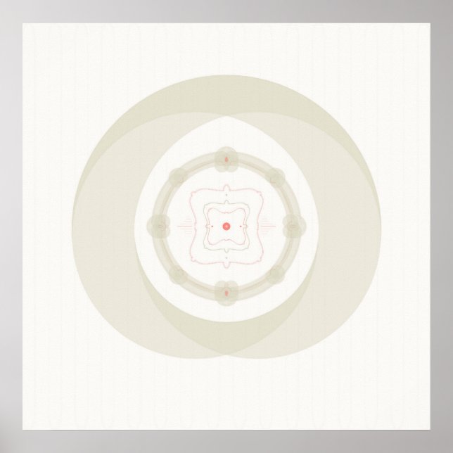 Poster Inclosure - imagem de Abstrato nº 133 (Frente)