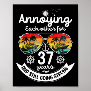 Poster Incomodando um ao Outro 37 Ano 37º Aniversário de