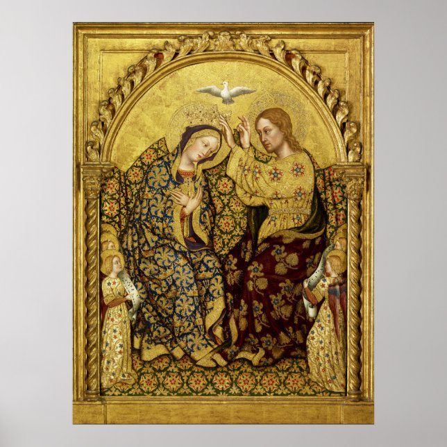 Poster INCORONATION OF VIRGIN by Gentile Da Fabriano (Frente)