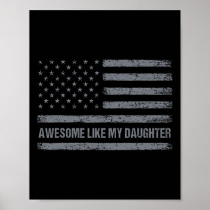 Poster Incrível Como A Minha Filha, A Bandeira Dos Eua, 4