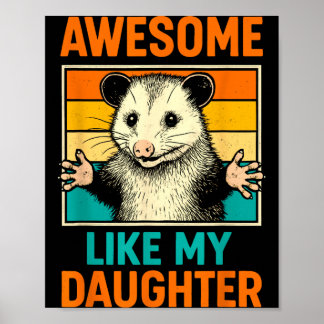 Poster Incrível Como Filha Divertido Dia dos Pais Pai