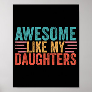 Poster Incrível como filhas mãe pai dia das mães