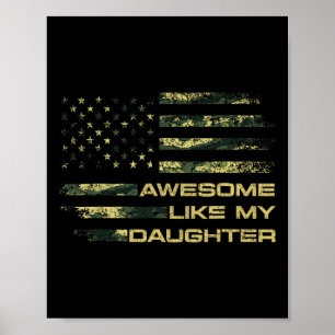 Poster Incrível Como Minha Filha Engraçado Dia de os pais