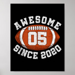 Poster Incrível Desde 2020 Presente De Aniversário De Fut