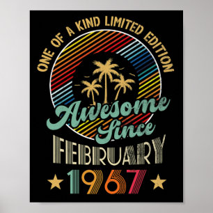 Poster Incrível desde fevereiro de 1967, 55º aniversár