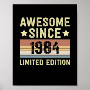 Poster Incrível desde o aniversário de 1984