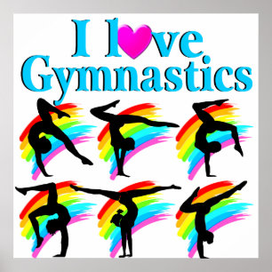 PÓSTER INCRÍVEL EU AMO GINÁSTICA