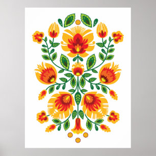 Poster 💛 🧡 ❤️ Incrível Folk Wycinanki