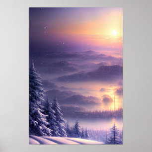 Poster Incrível inverno Sunrise