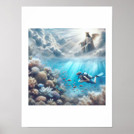 Poster Incrível mergulho de recife