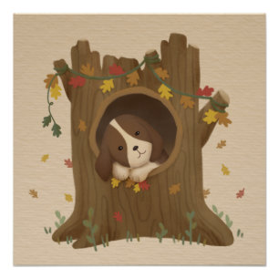 Póster Incrível outono: Beagle