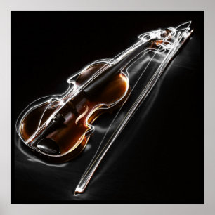 Poster Incrível violino de música
