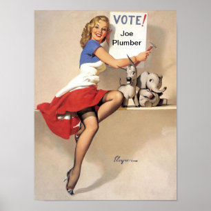 Póster Incumbe você - vote para X