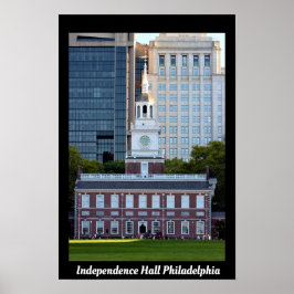 Poster Independence Hall Philadelphia