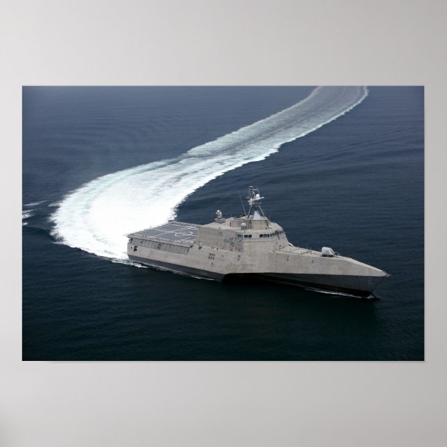 Póster Independência do navio de combate no Golfo do Méxi (Frente)