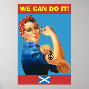 Póster Independência escocesa nós podemos fazê-la post