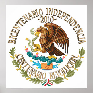 Poster Independência/Revolução Mexicana 2010