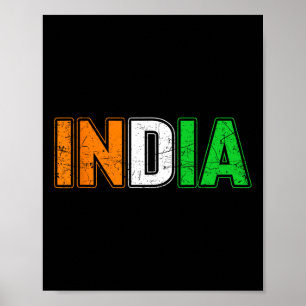Poster Índia Críquete Esporte Indiano Atleta Jogador Trei