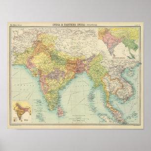 Póster India & India mais distante políticos
