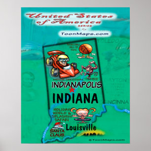 Poster Indiana EUA