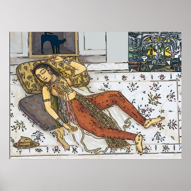 Poster Indiana, Mulher Mughal, Princesa (Frente)