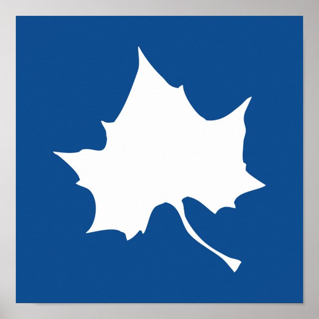 Poster Indiana State Leaf (Frente)