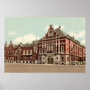 Póster Indianapolis Indiana Athanaeum