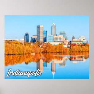 Poster Indianápolis, Indiana, EUA