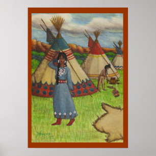 Póster Indianos Blackfoot