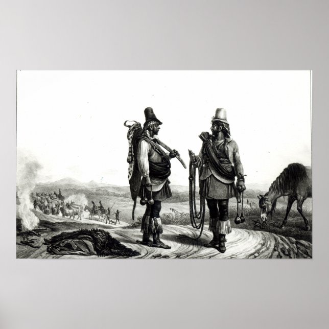 Poster Indianos charruas (Frente)